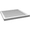 Ekena Millwork Vertical Surface Mount PVC Gable Vent w/ 2"W x 2"H , Brickmould Sill Frame, 28"W x 28"H GVPVE28X2803SN - alternate 3